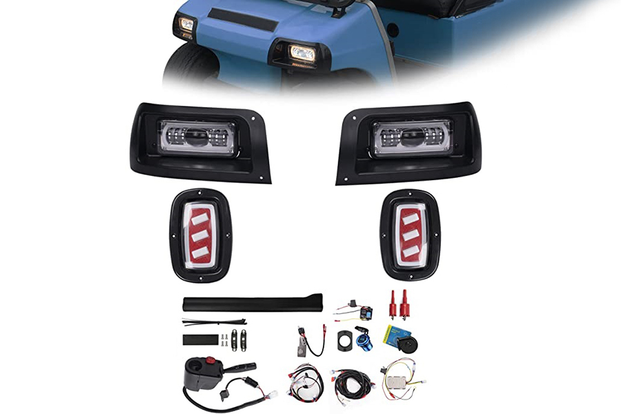 کیت نور LED Deluxe Plus (سبد گلف گازی و الکتریکی Fit Club Car DS 1993-UP)