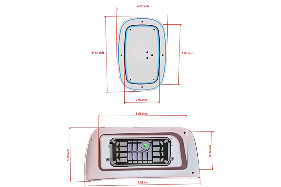 کیت نور LED Deluxe Plus (سبد گلف گازی و الکتریکی Fit Club Car DS 1993-UP)